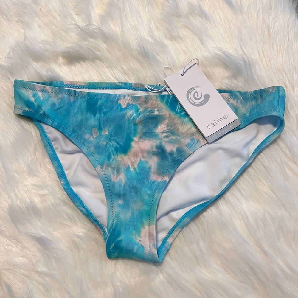 NEW Calme by Johnny Was Marbled Hipster Bikini Bottom - Picture 2 of 3